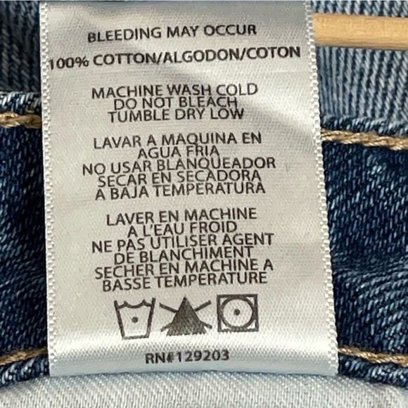 HIDDEN JEANS Tracey High Rise Straight Crop Frayed Raw Hem Jeans HD-253 29 - Picture 9 of 13